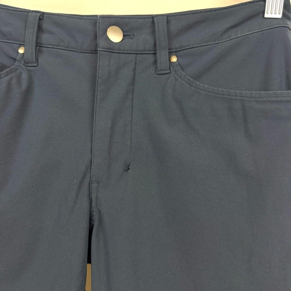 Lululemon Men’s Sz 28 Navy Active ABC Slim-Fit 5 Pocket Pants Warpstreme *FLAWED - Picture 4 of 11